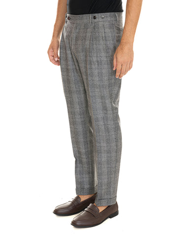 BARBER-MZ1875 Berwich Grey Men's Classic Trousers