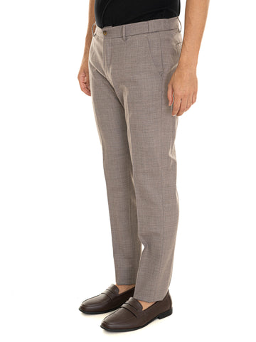 Pantalone modello chino MORELLO-ELAXGREY Marrone chiaro Berwich Uomo