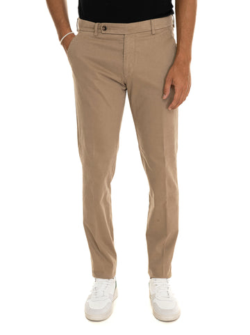 Pantalone modello chino MORELLO Nocciola Berwich Uomo