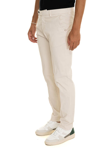 Pantalone modello chino MORELLO Latte Berwich Uomo