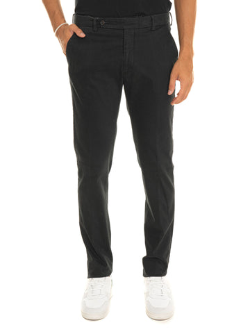 Pantalone modello chino MORELLO Nero Berwich Uomo