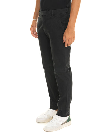 MORELLO model chino trousers Black Berwich Man