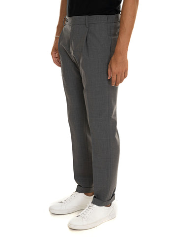 Berwich Men's X-RETRO Chino Trousers Medium Grey