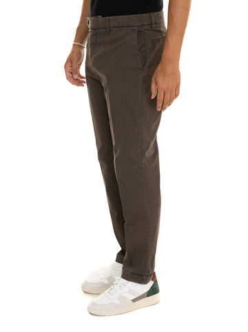 Pantalone modello chino YRETROGD Marrone Berwich Uomo