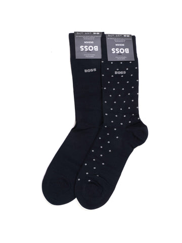 2PRSGIFT-SETMC Blue BOSS Men's Short Sock