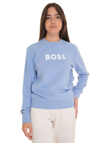 Felpa Azzurro BOSS Donna