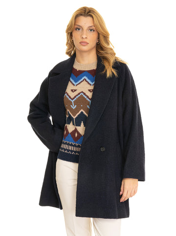 BOSS Women's Blue Warm Jacket