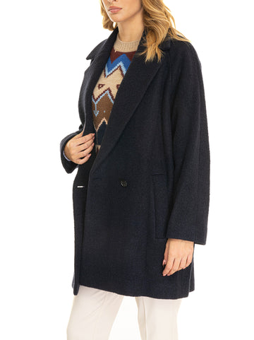 Giaccone Calodino Blu BOSS Donna