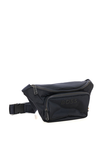 BOSS Men's Blue Bum Bag