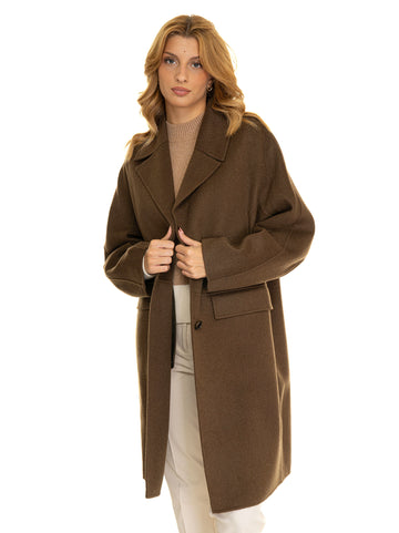 Cattina Caffè BOSS Women's 2-Button Coat