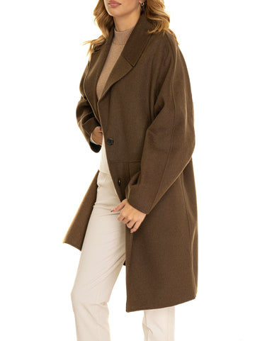 Cattina Caffè BOSS Women's 2-Button Coat