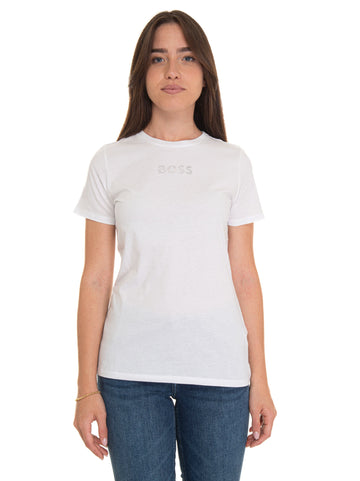 T-shirt mezza manica Bianco BOSS Donna