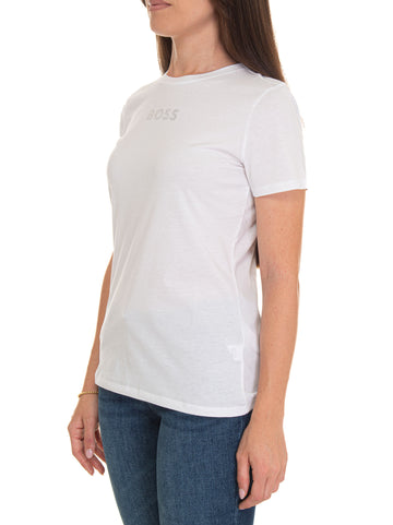 T-shirt mezza manica Bianco BOSS Donna