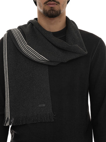 Set Sciarpa e Cappello Grigio chiaro BOSS Uomo