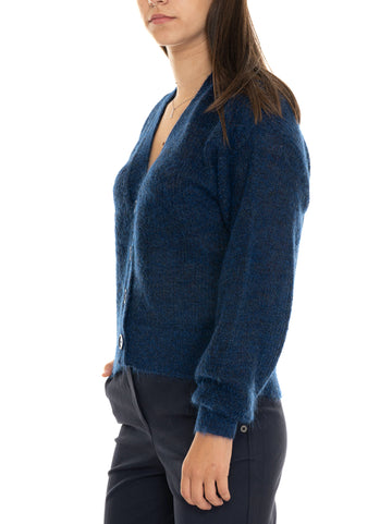 Cardigan bottoni Fariete Blu BOSS Donna