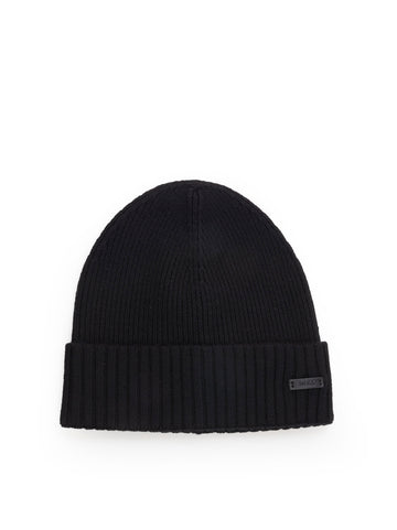 FATI ribbed hat Black BOSS Man