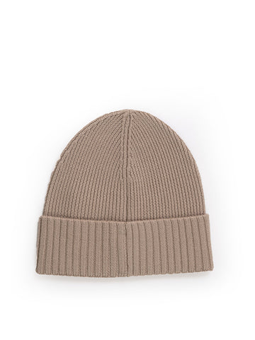 FATI Beige BOSS Men's Ribbed Hat