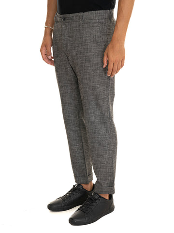 Pantalone modello chino Nero-grigio BOSS Uomo