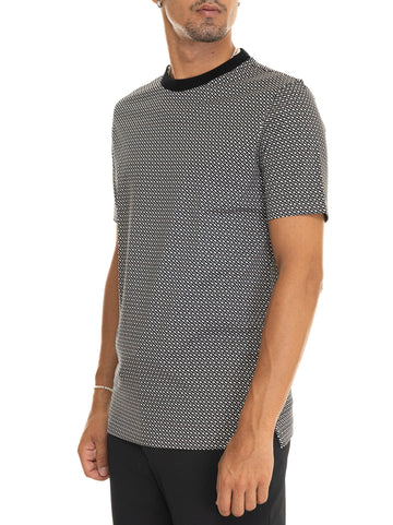 T-shirt Nero-grigio BOSS Uomo