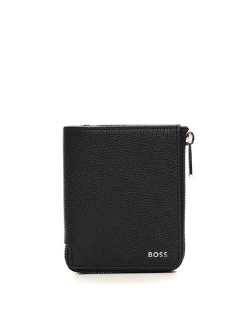 Black Vertical Wallet BOSS Men