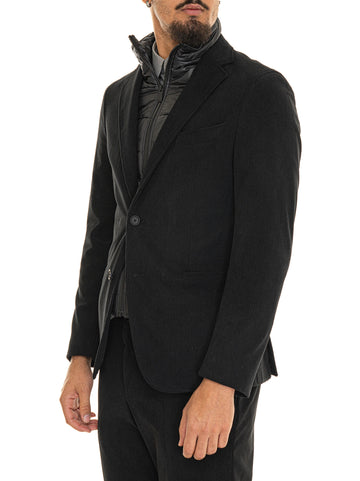 P-HANRY-BIB Velvet Jacket Black BOSS Men