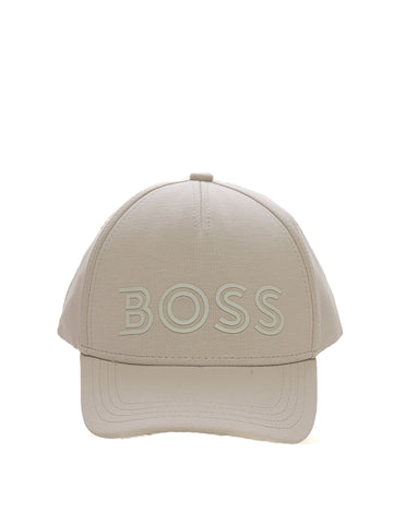 Berretto con visiera Beige BOSS Uomo