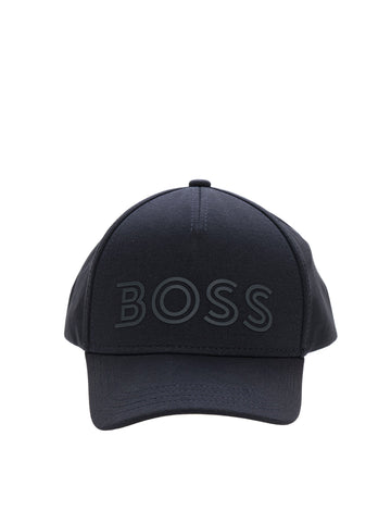 BOSS Men's Blue Peaked Cap