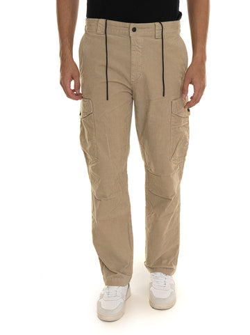 BOSS Men's SISTA-CARGO Brown Cargo Pants