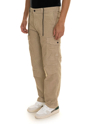 BOSS Men's SISTA-CARGO Brown Cargo Pants