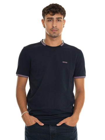 T-shirt Blu BOSS Uomo