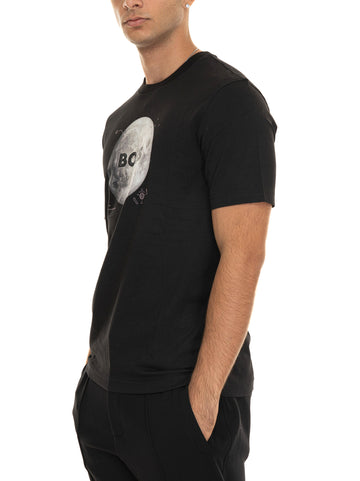 BOSS Men's TE-MOON Black T-Shirt