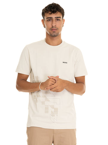 T-shirt Panna BOSS Uomo