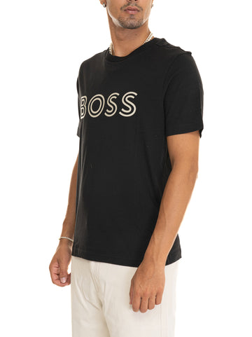 T-shirt Nero BOSS Uomo