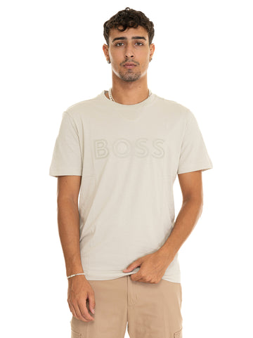 T-shirt Beige BOSS Uomo