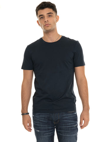 TESSLER150 Crew Neck T-Shirt Blue BOSS Men