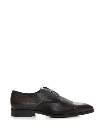 Classic lace-up shoe THEON-DERB-GRTC Brown BOSS Men