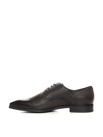 Classic lace-up shoe THEON-DERB-GRTC Brown BOSS Men