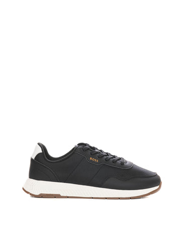 Sneakers con lacci TITANIUM-RUNN Nero BOSS Uomo