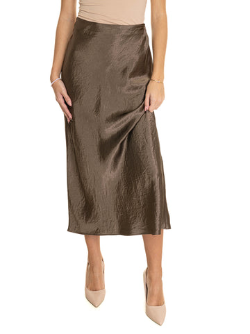 BOSS Women's Long Flared Skirt Vesatie Caffè