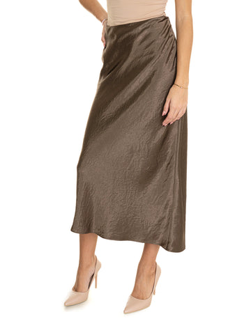 BOSS Women's Long Flared Skirt Vesatie Caffè