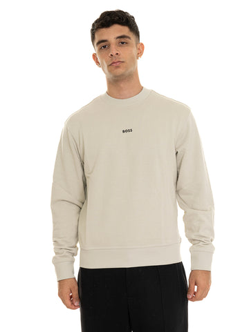 WESMALLCREW Beige Sweatshirt BOSS Men