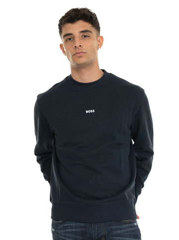 WESMALLCREW Sweatshirt Blue BOSS Men