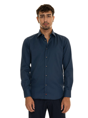 Classic men's shirt Blue Carrel Man