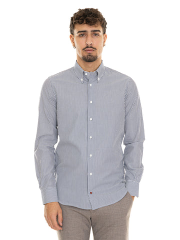 Camicia casual Blu Carrel Uomo