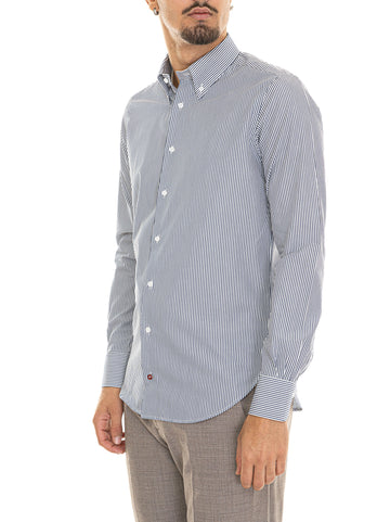 Camicia casual Blu Carrel Uomo