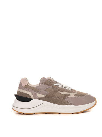 Sneakers con lacci  Fuga wax Beige D.A.T.E. Donna