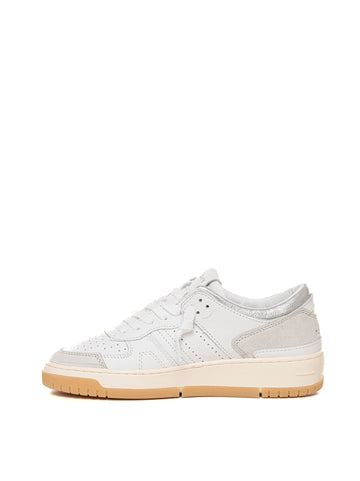 Sneakers con lacci  Torneo Bianco-argento D.A.T.E. Donna