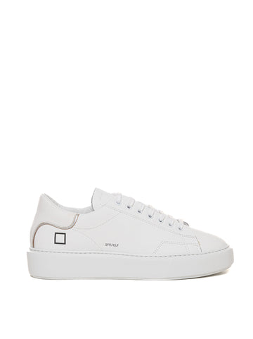 Sneakers con lacci  Sfera calf  Bianco D.A.T.E. Donna