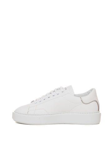 Sneakers con lacci  Sfera calf  Bianco D.A.T.E. Donna