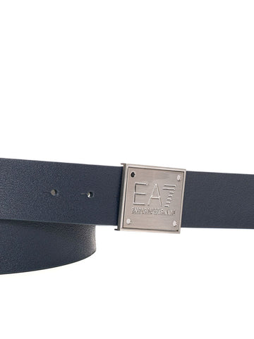 EA7 Men's Blue-Grey Belt